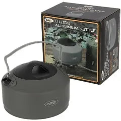 NGT Aluminium Outdoor Kettle - 1.1 litre Gun Metal