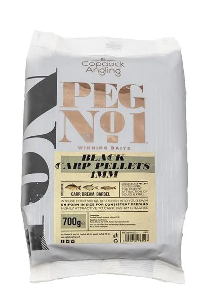 Peg No 1 Black Carp Pellets