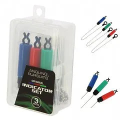 Angling Pursuits Original Indicator Set - 3 Chain Indicators in Case (100)