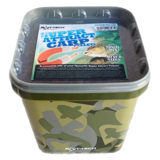 Bait-Tech Super Attract Carp Fishing Pellets 3kg,