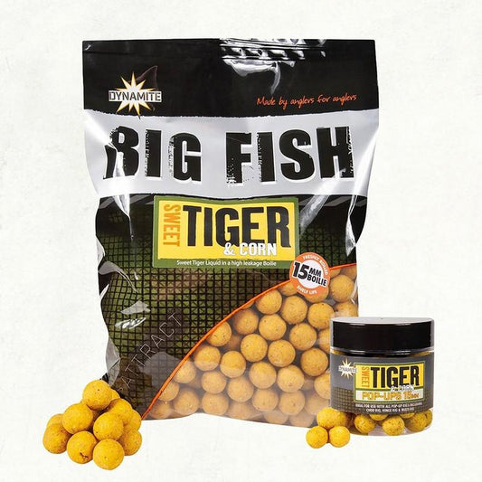 Dynamite Tiger nut and Corn Boilies (15mm)